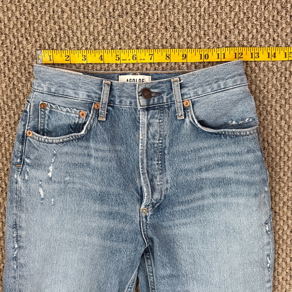 Agolde Riley Jean Size 23 - Picture 5 of 9